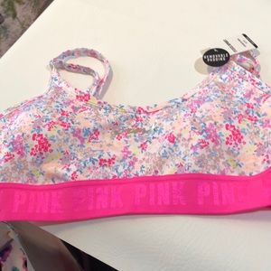 NWT Pink sports bra
